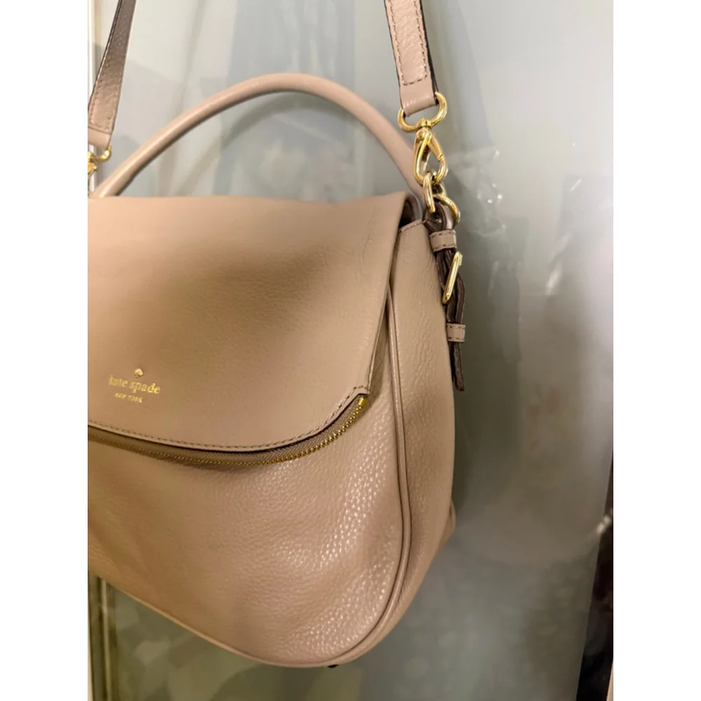 Kate Spade Boerum Place Devin Convertible Crossbody Bag In Taupe